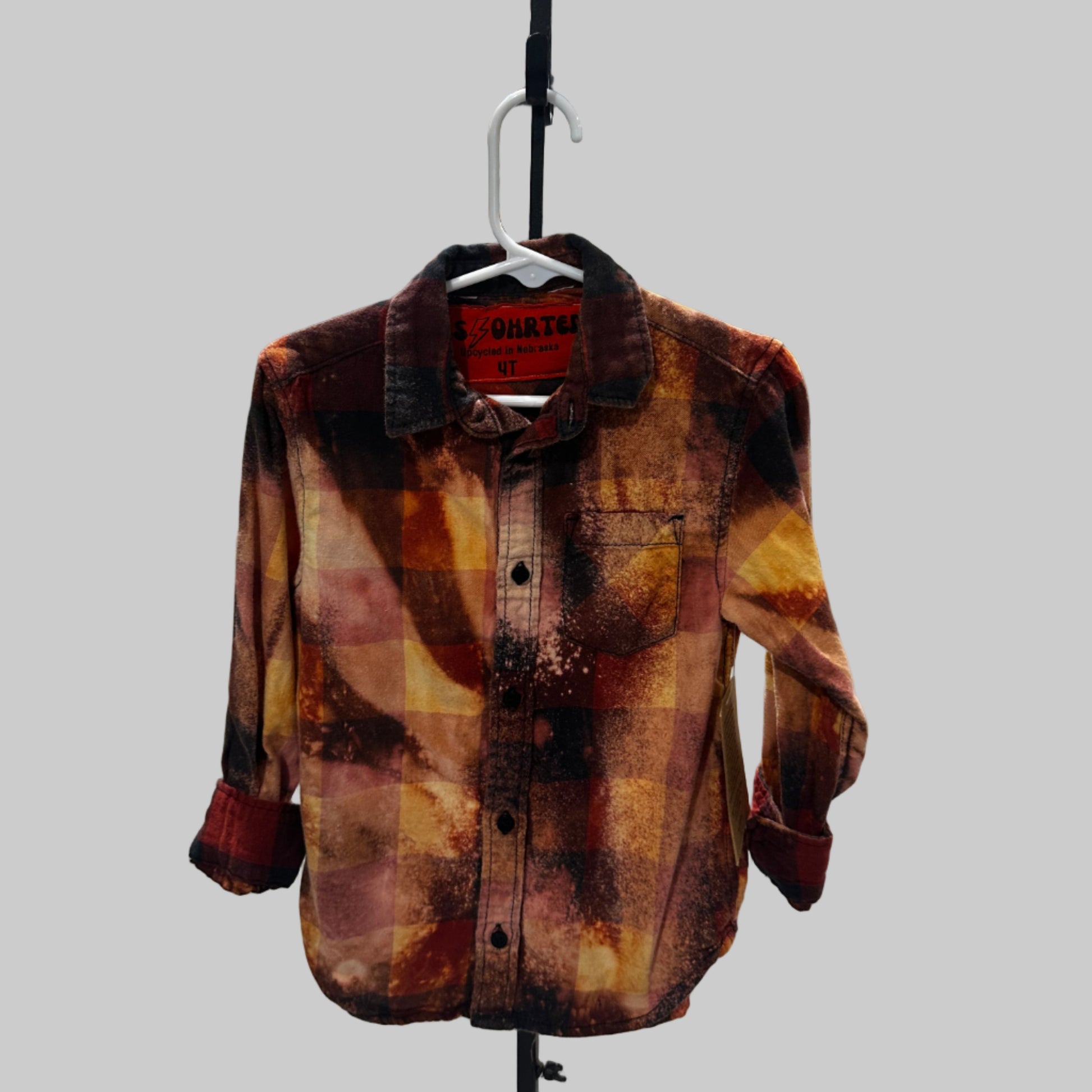 Brown leather jacket on a mannequin