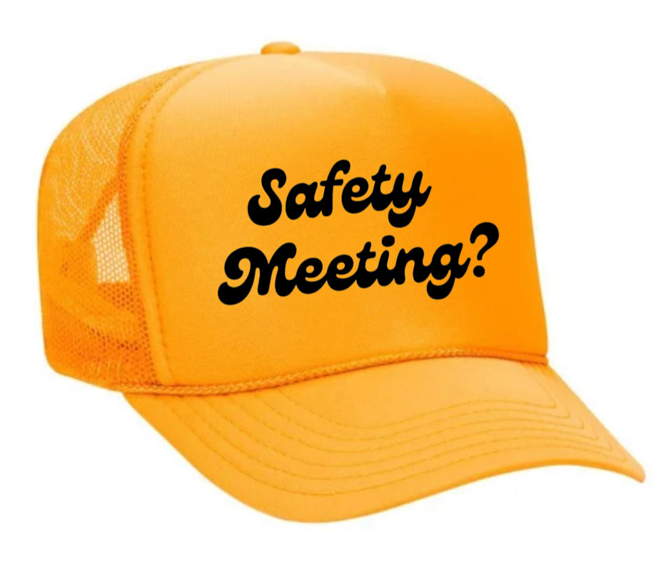 Safety Meeting Trucker Hat