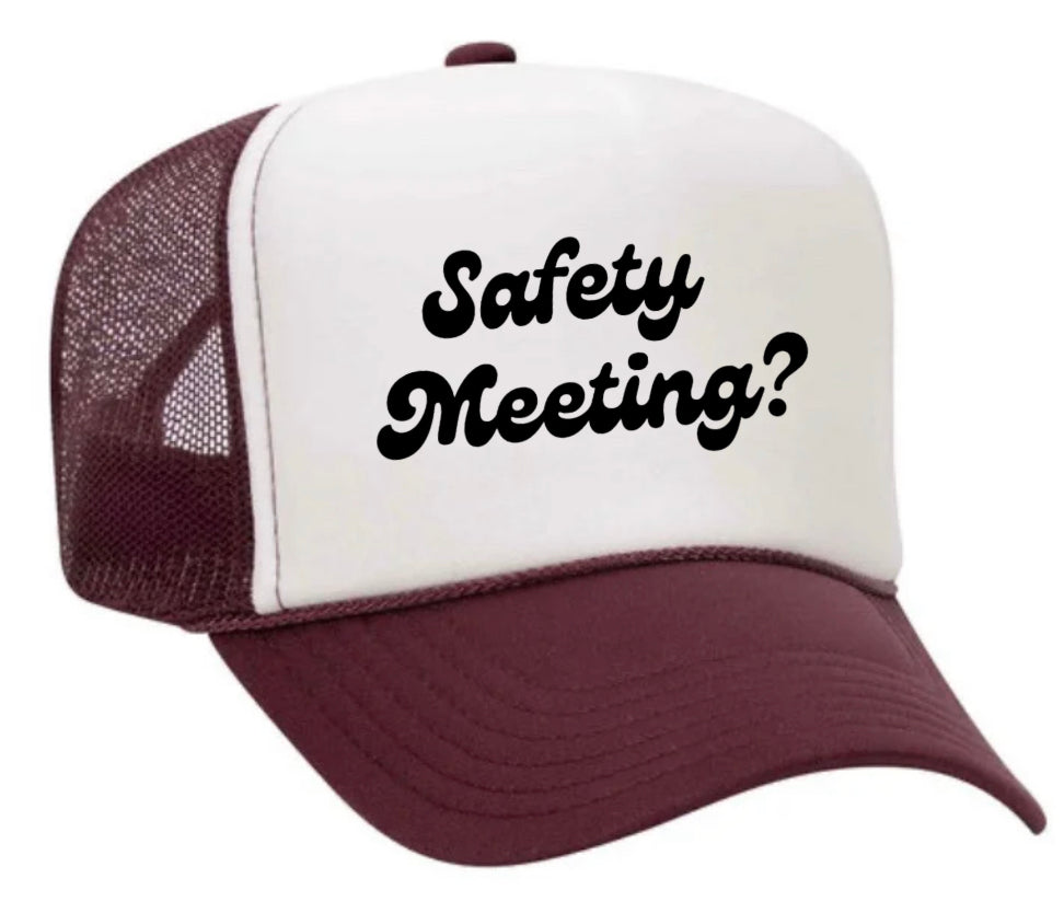 Safety Meeting Trucker Hat