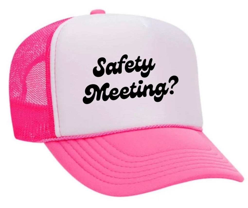 Safety Meeting Trucker Hat