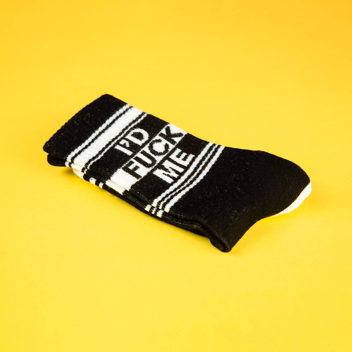 I'd Fuck Me - Black Gym Crew Socks