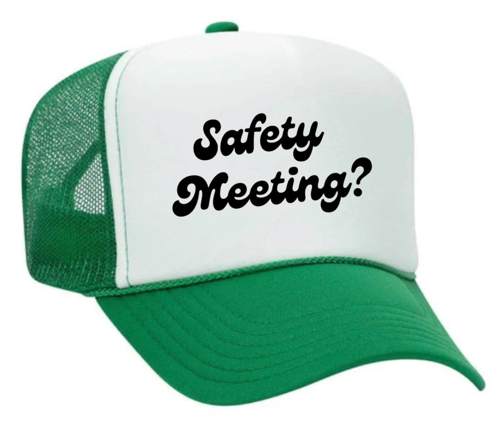 Safety Meeting Trucker Hat