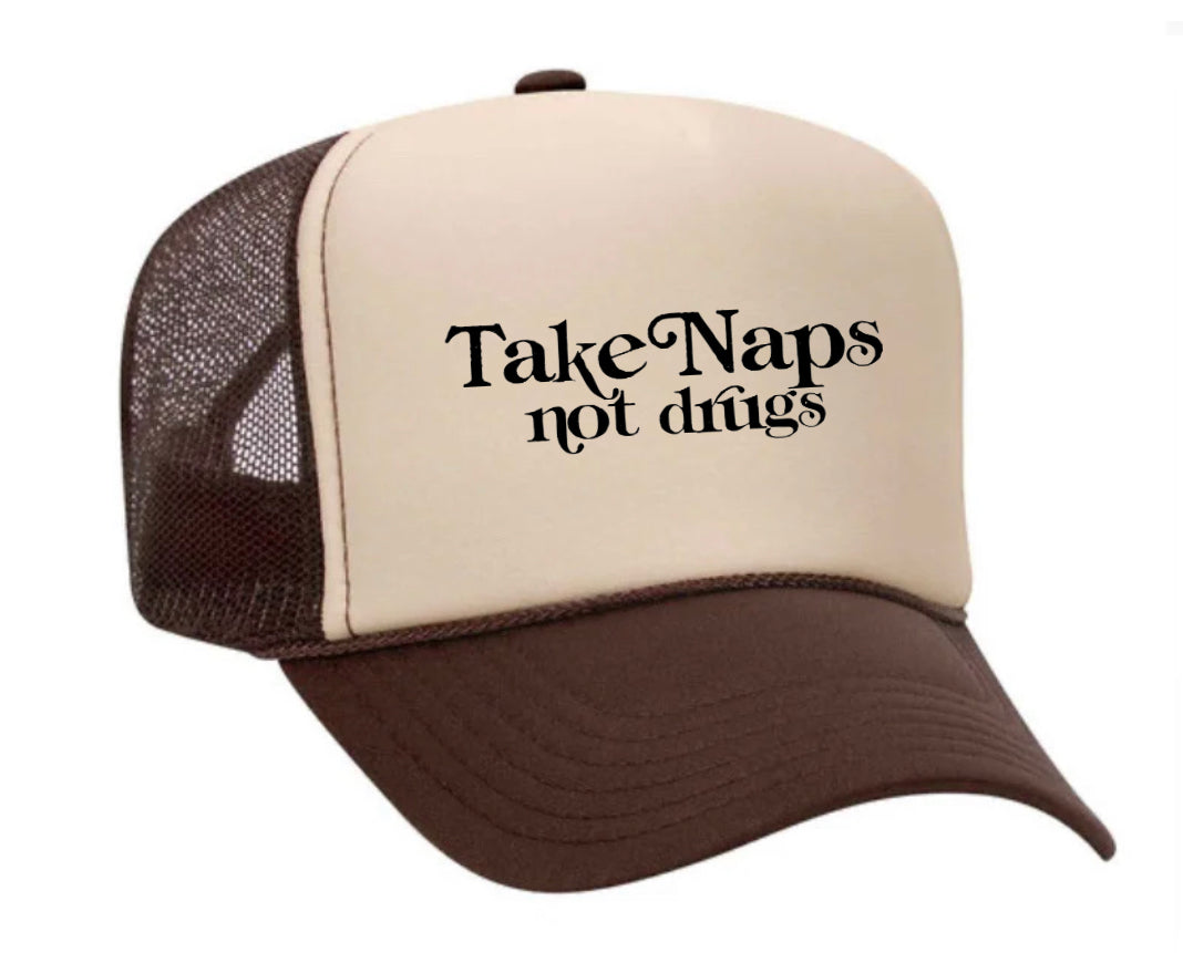 Take Naps Not Drugs Trucker Hat