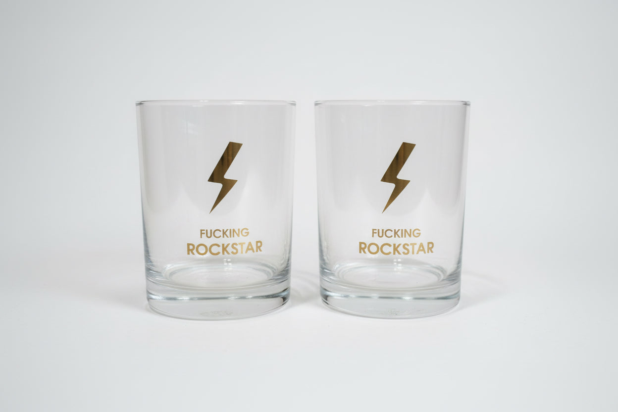 Fucking Rockstar (rocks glass)