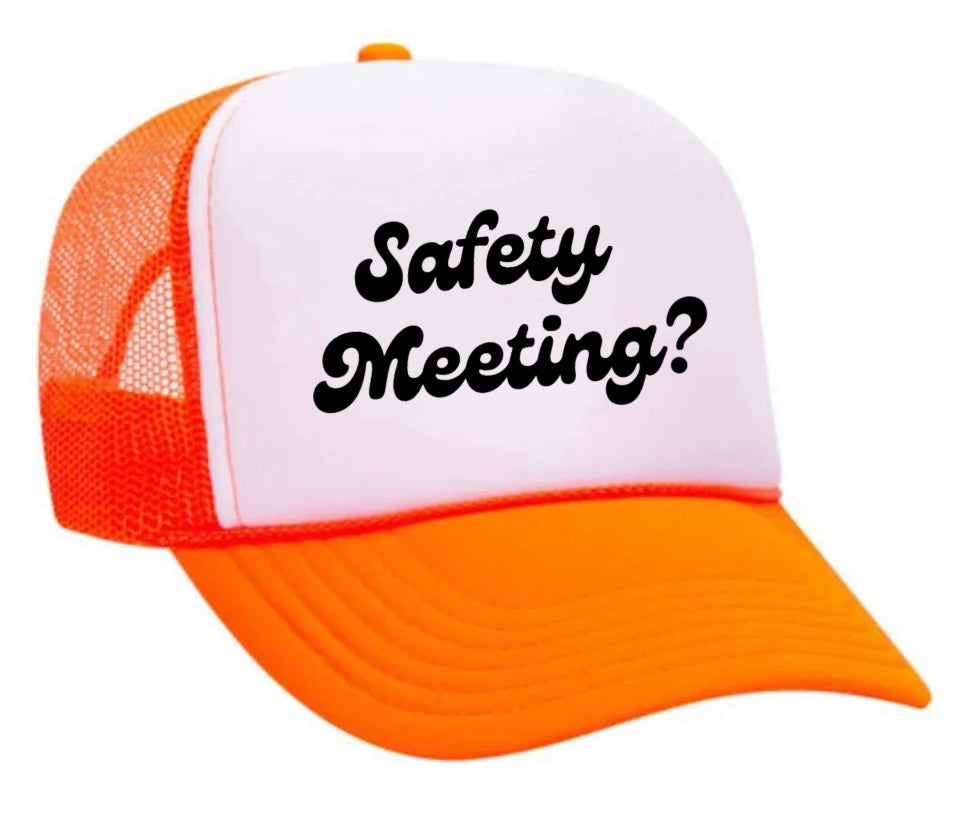 Safety Meeting Trucker Hat