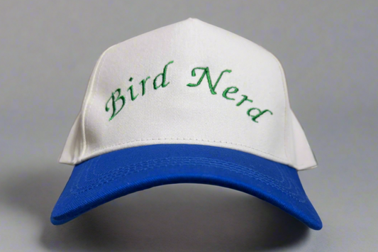 Bird Nerd Embroidered Hat