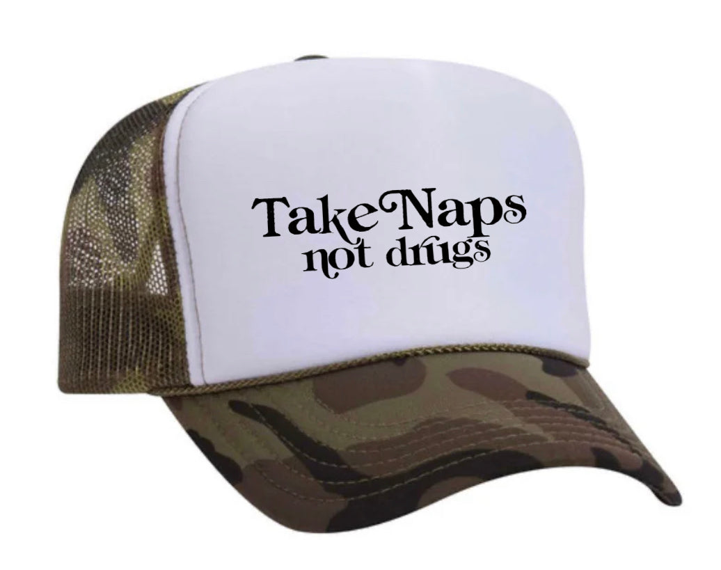 Take Naps Not Drugs Trucker Hat