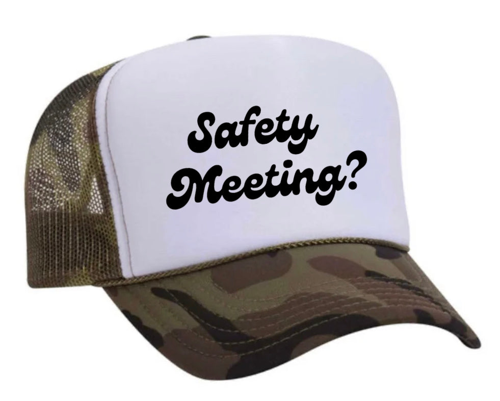 Safety Meeting Trucker Hat
