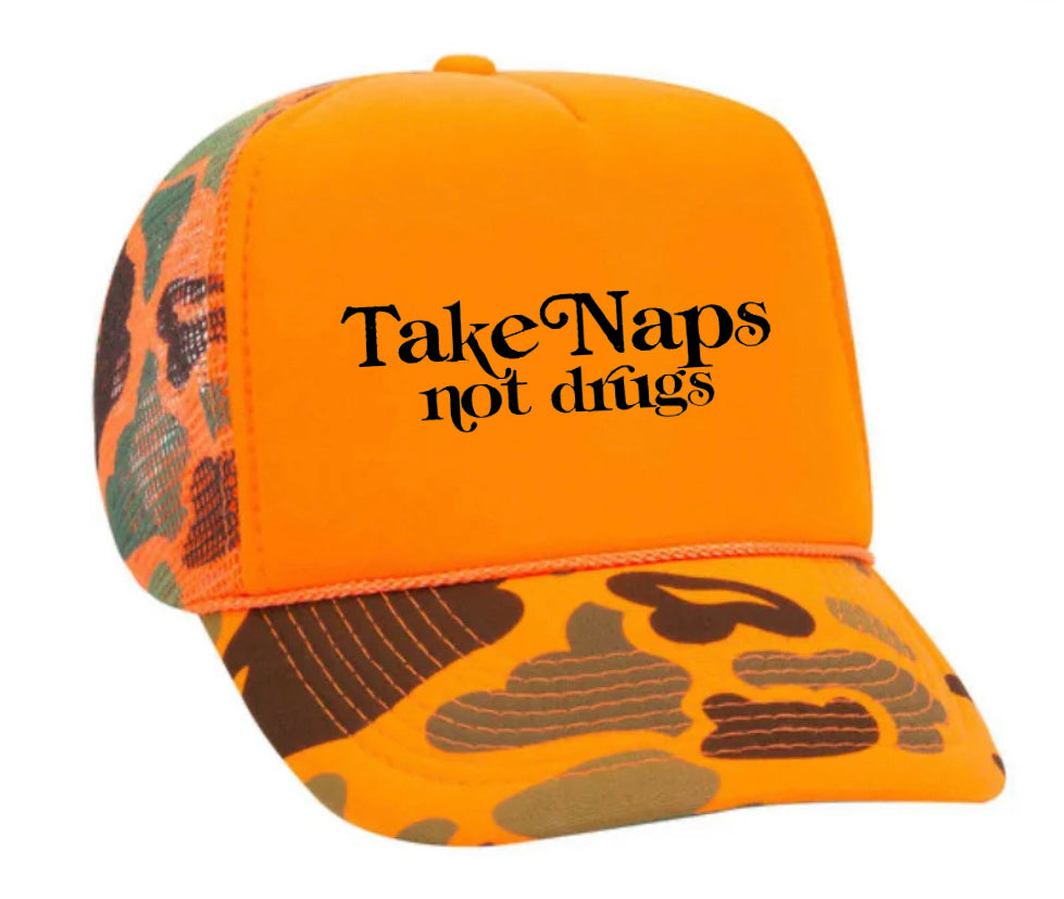 Take Naps Not Drugs Trucker Hat