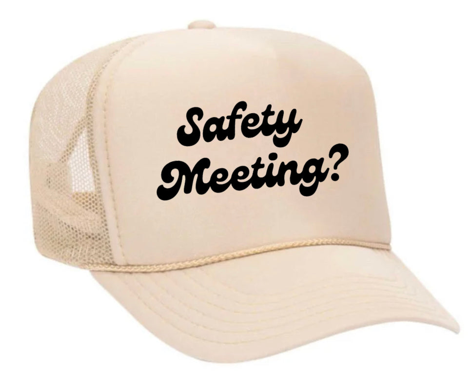 Safety Meeting Trucker Hat