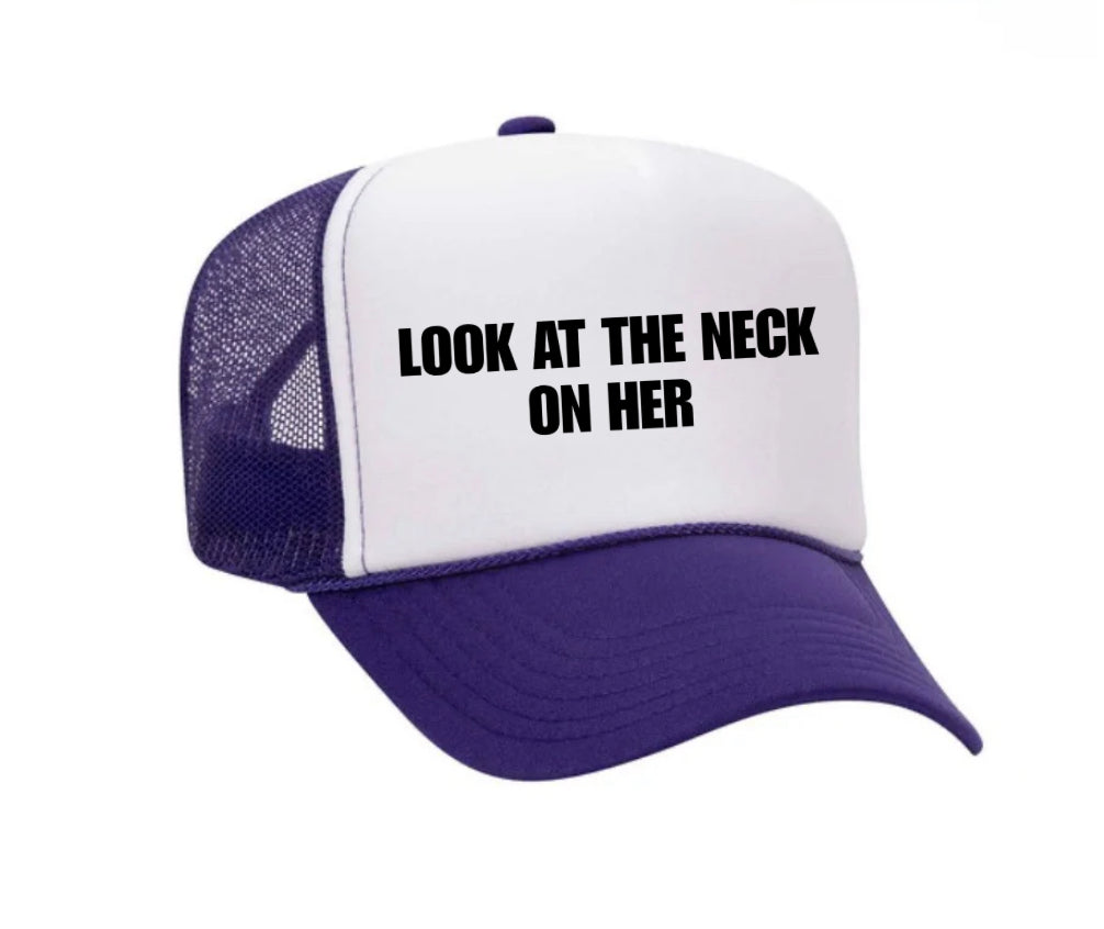 Look At The Neck On Her Trucker Hat