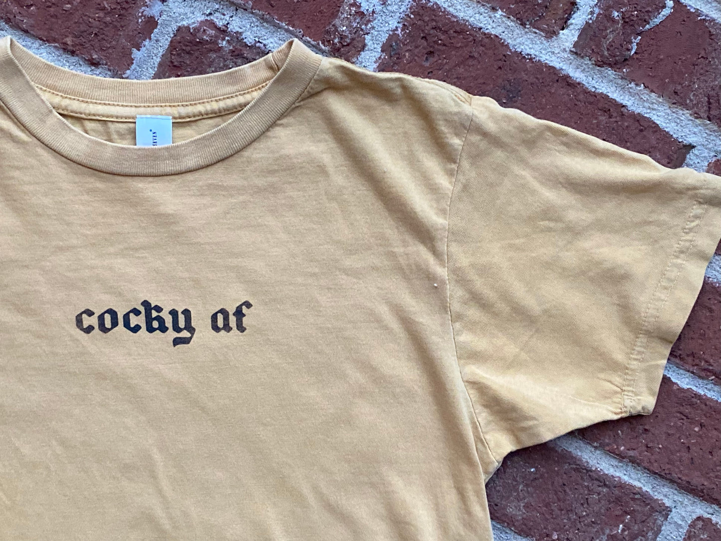 cocky af Vintage Wash Tee