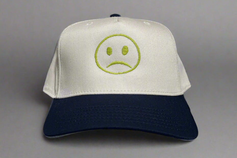 Unsmiley Embroidered Hat