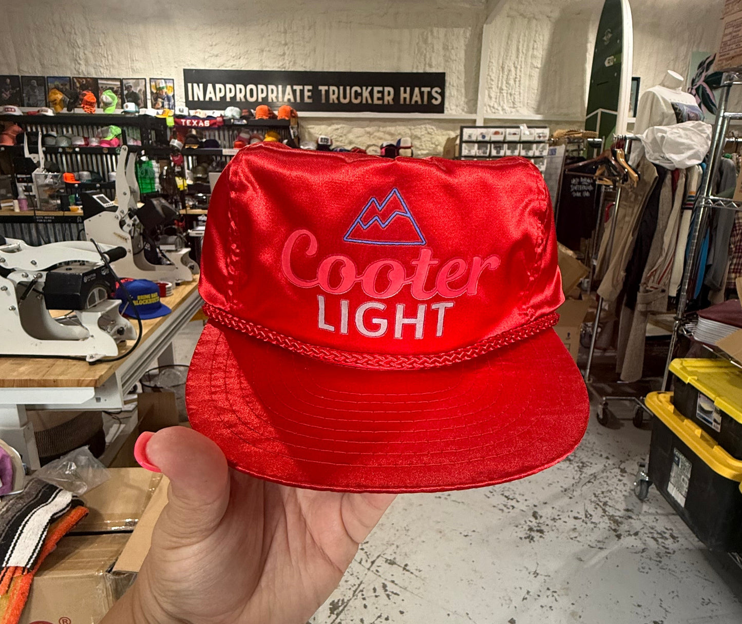 Cooter Light (vintage red nylon)