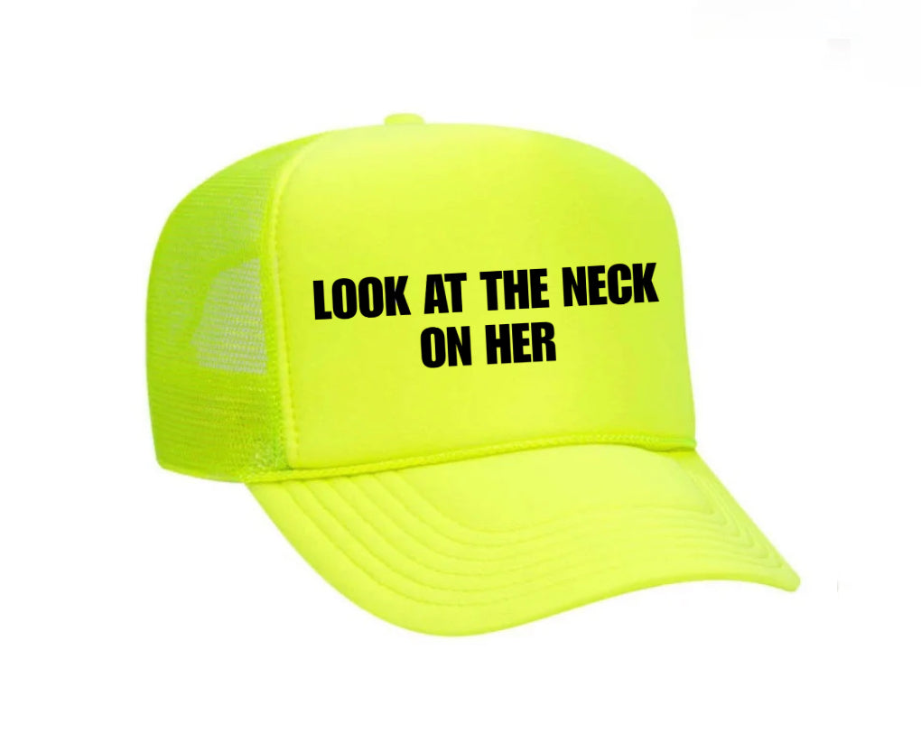 Look At The Neck On Her Trucker Hat