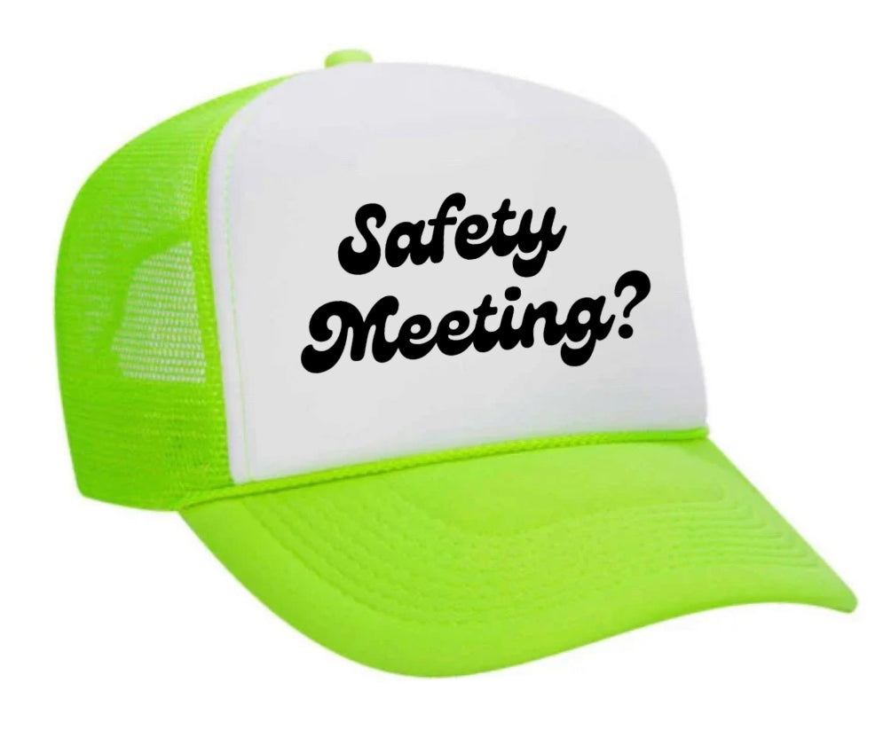 Safety Meeting Trucker Hat