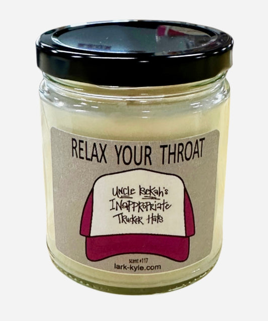 Relax your throat candle