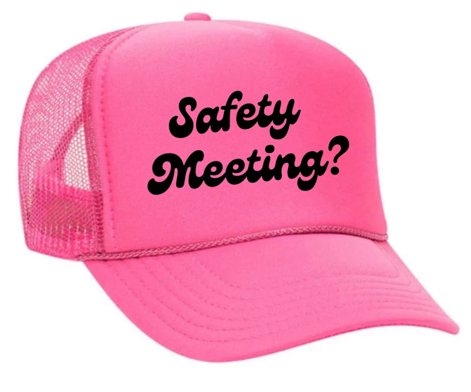 Safety Meeting Trucker Hat