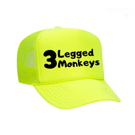3 Legged Monkeys Trucker Hat