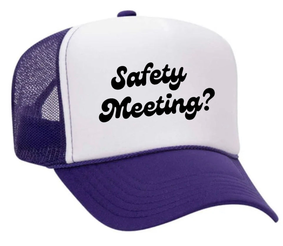 Safety Meeting Trucker Hat