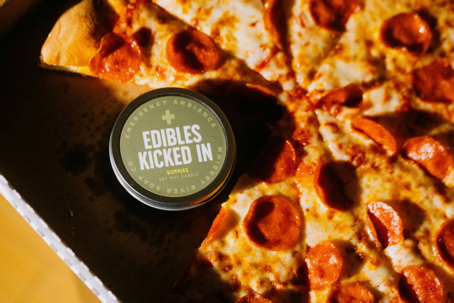 Edibles Kicked In Emergency Ambiance Travel Tin | Funny Cand
