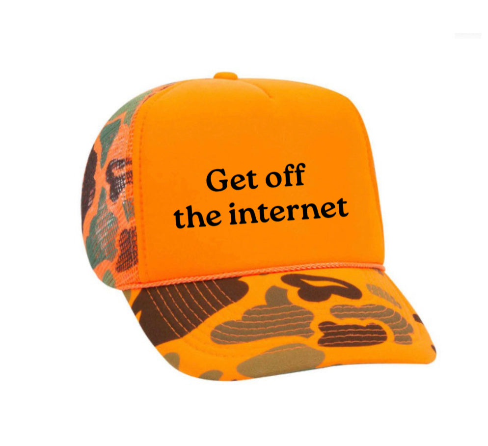 Get off the internet Trucker Hat