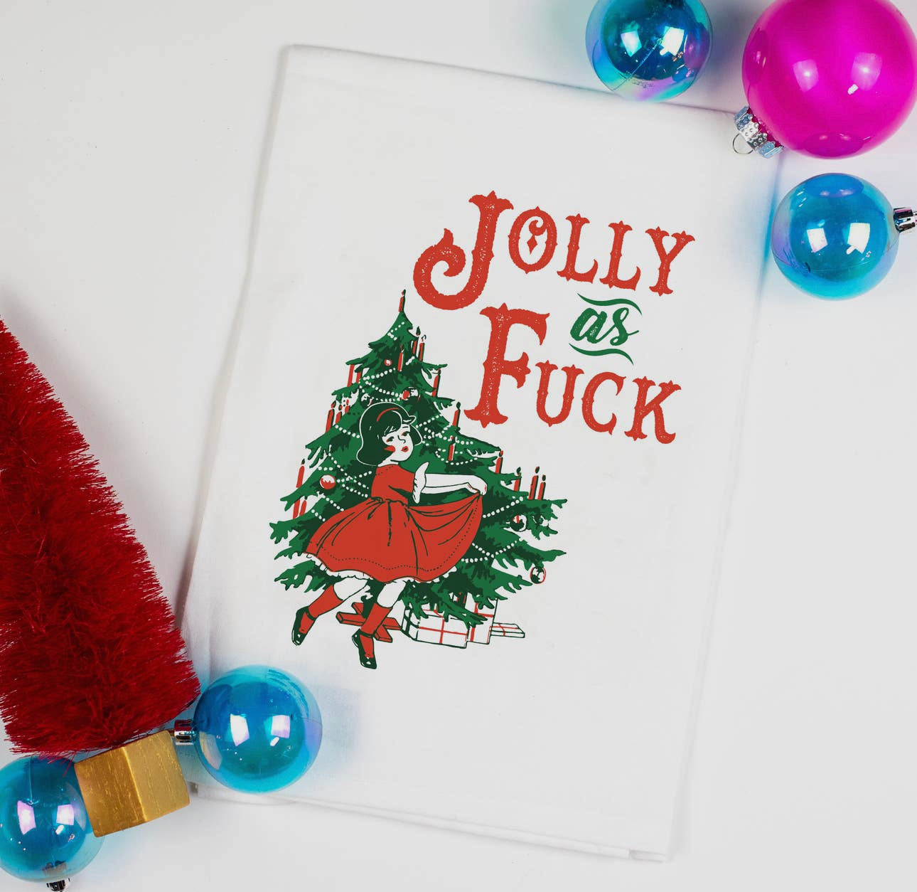 Jolly As Fuck Flour Sack Towel