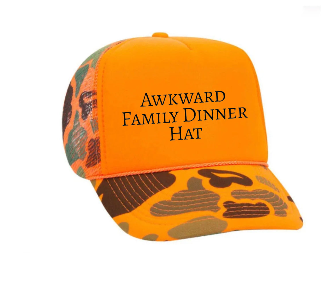 Awkward Family Dinner Hat Trucker Hat