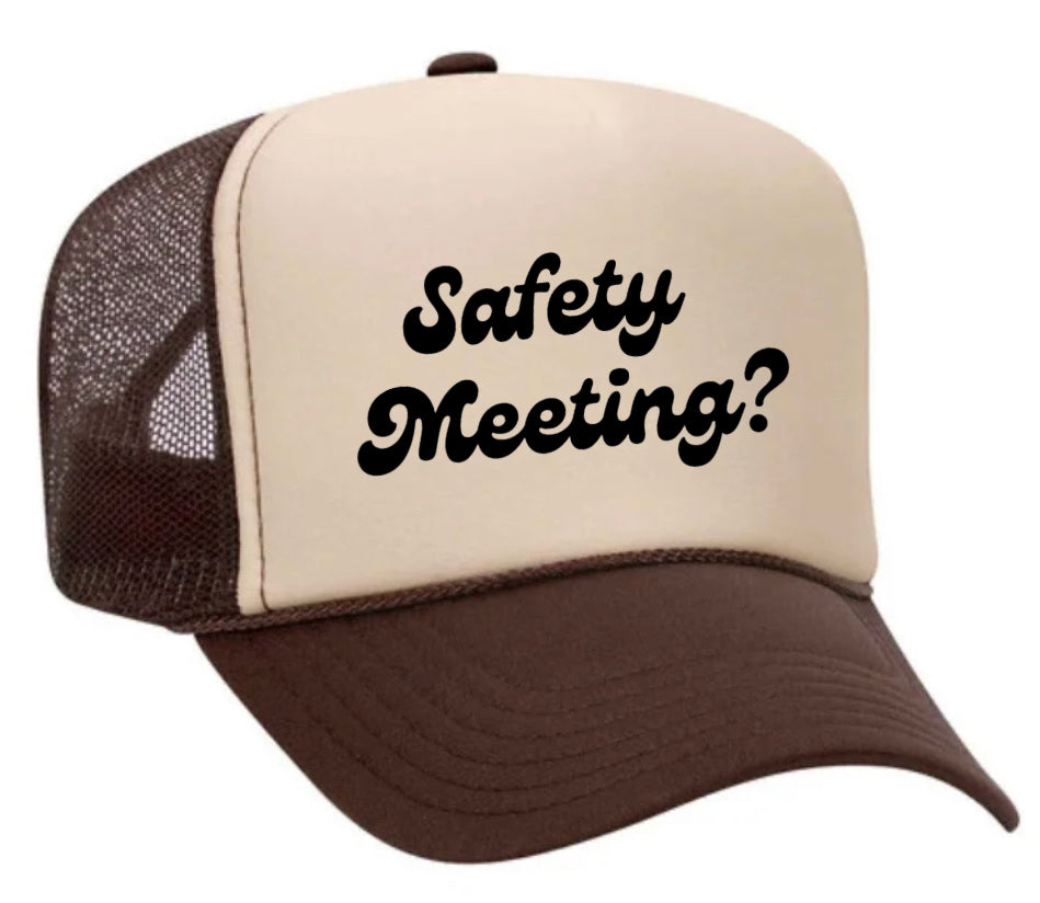 Safety Meeting Trucker Hat