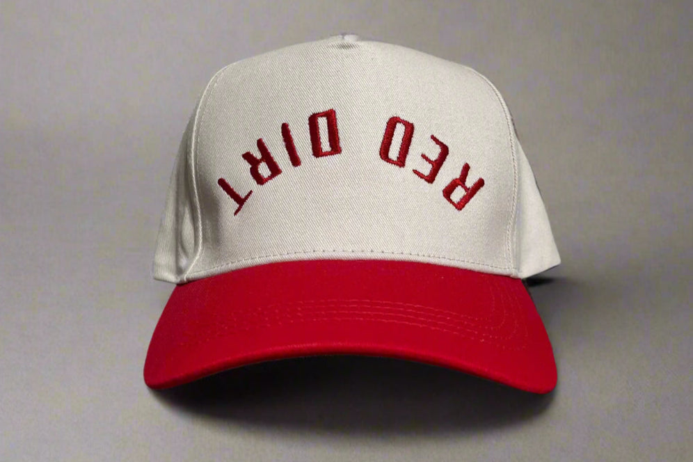 Red Dirt (upside-down) Embroidered Hat