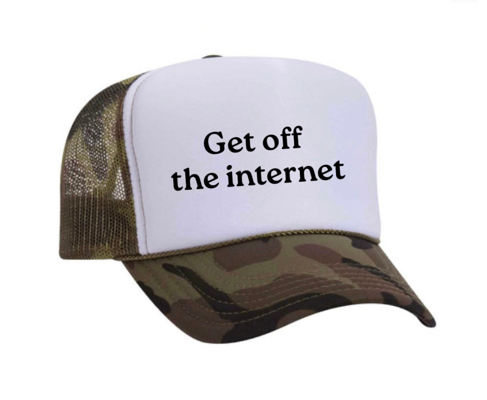 Get off the internet Trucker Hat