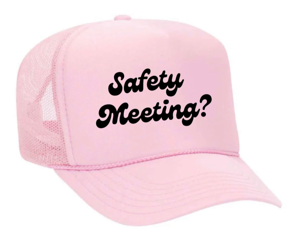 Safety Meeting Trucker Hat
