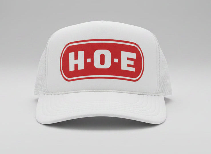 H-O-E (Solid White)