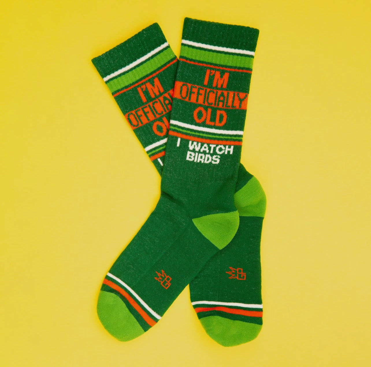 I’m Officially Old, I Watch Birds Crew Socks