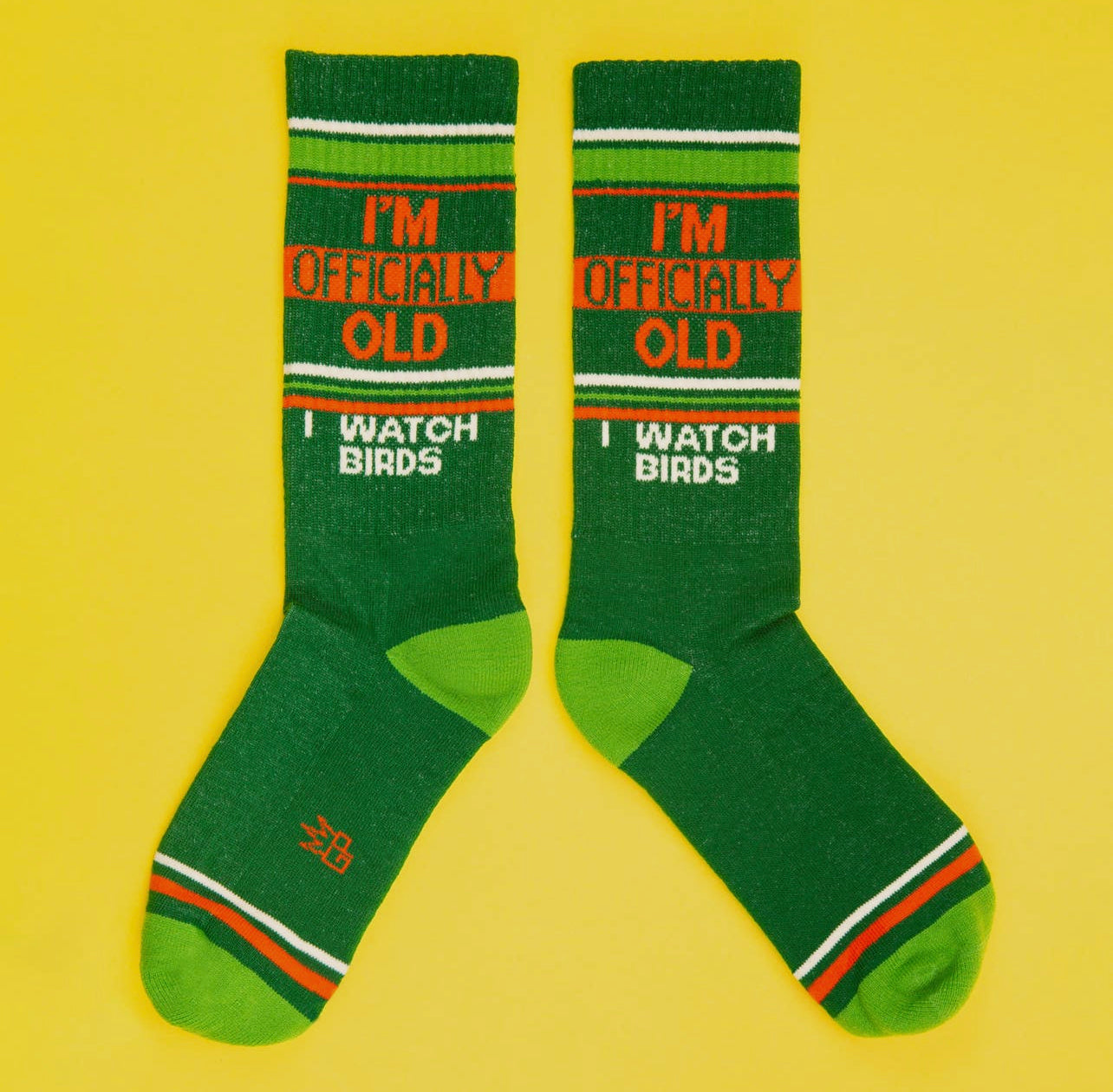 I’m Officially Old, I Watch Birds Crew Socks