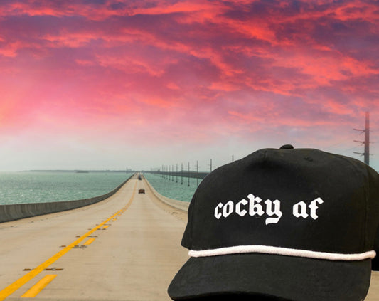 Cocky AF Dope Rope Hat