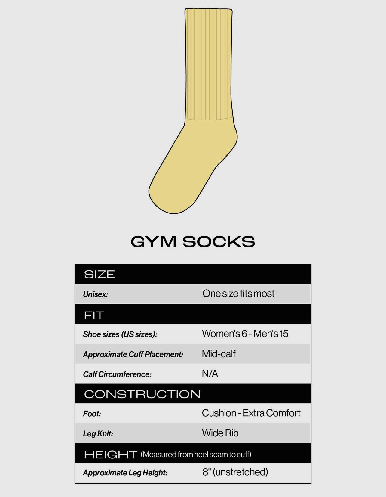 If You Can’t Tone It, Tan It Gym Crew Socks
