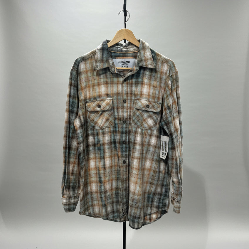 Logo Bleached Flannel
