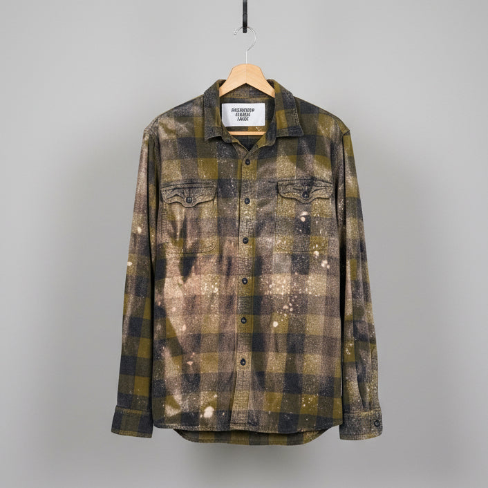 Logo Bleached Flannel