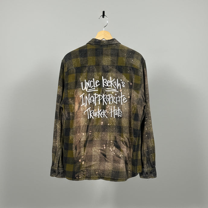Logo Bleached Flannel