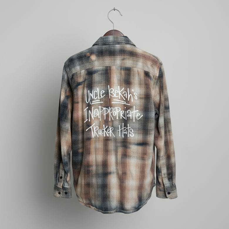 Logo Bleached Flannel