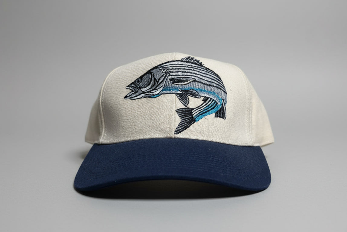 Vintage Striper Bass Fish Hat