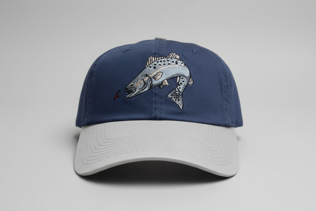 Vintage Spotted Sea Trout Fish Hat