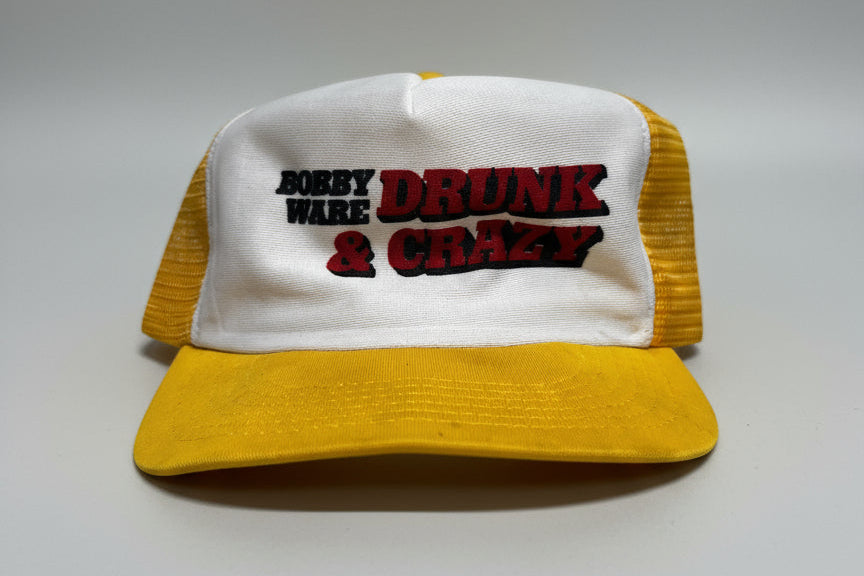 Vintage Bobby Bare Drunk & Crazy Hat