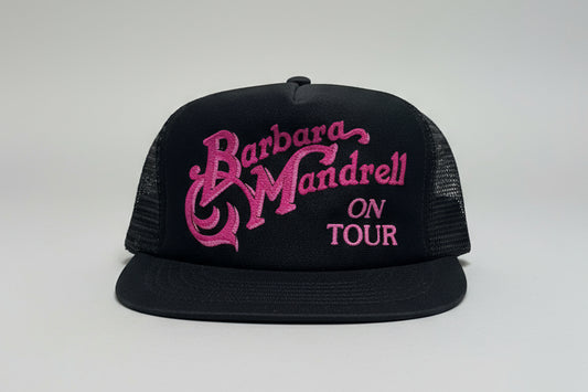 Vintage Black Barbara Mandrell On Tour Trucker Hat
