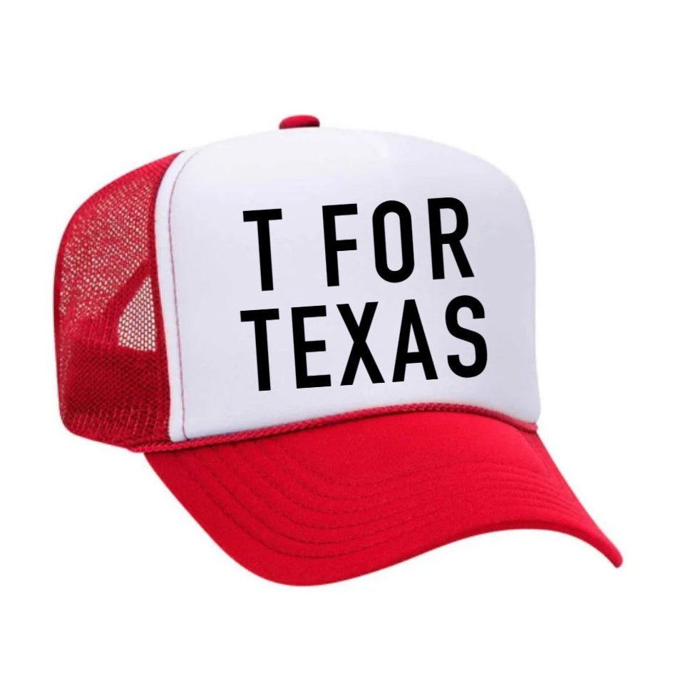 T FOR TEXAS Trucker Hat