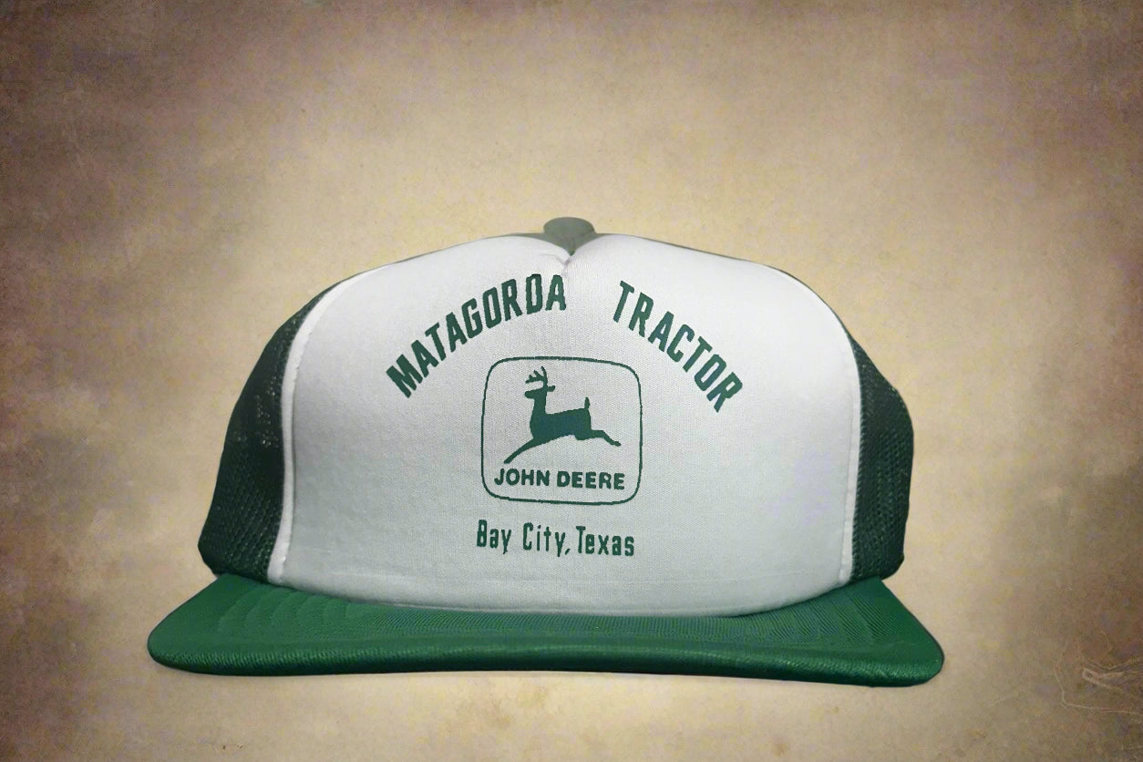 Matagorda Tractor John Deer Vintage Trucker Hat