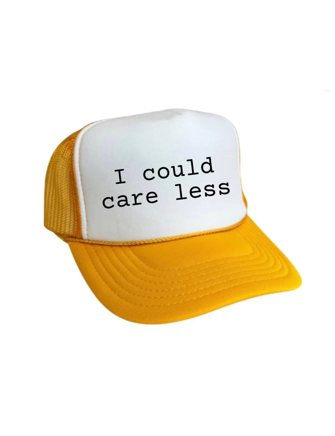 I Could Care Less Trucker Hat