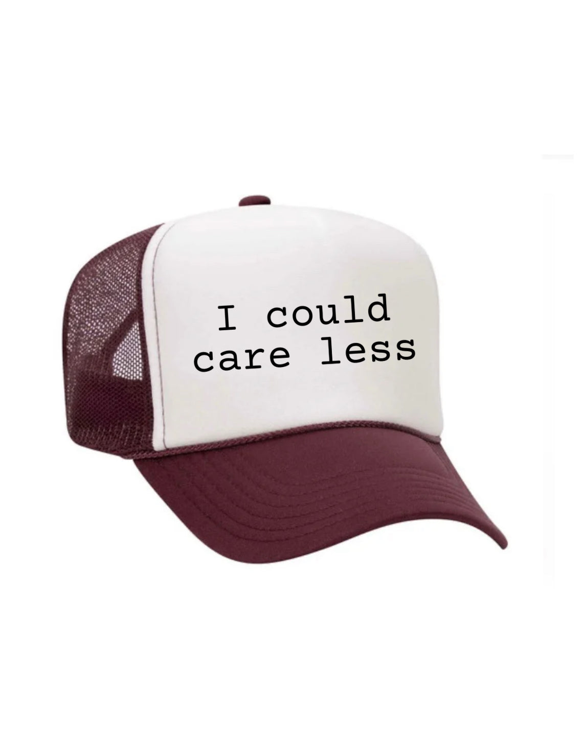I Could Care Less Trucker Hat
