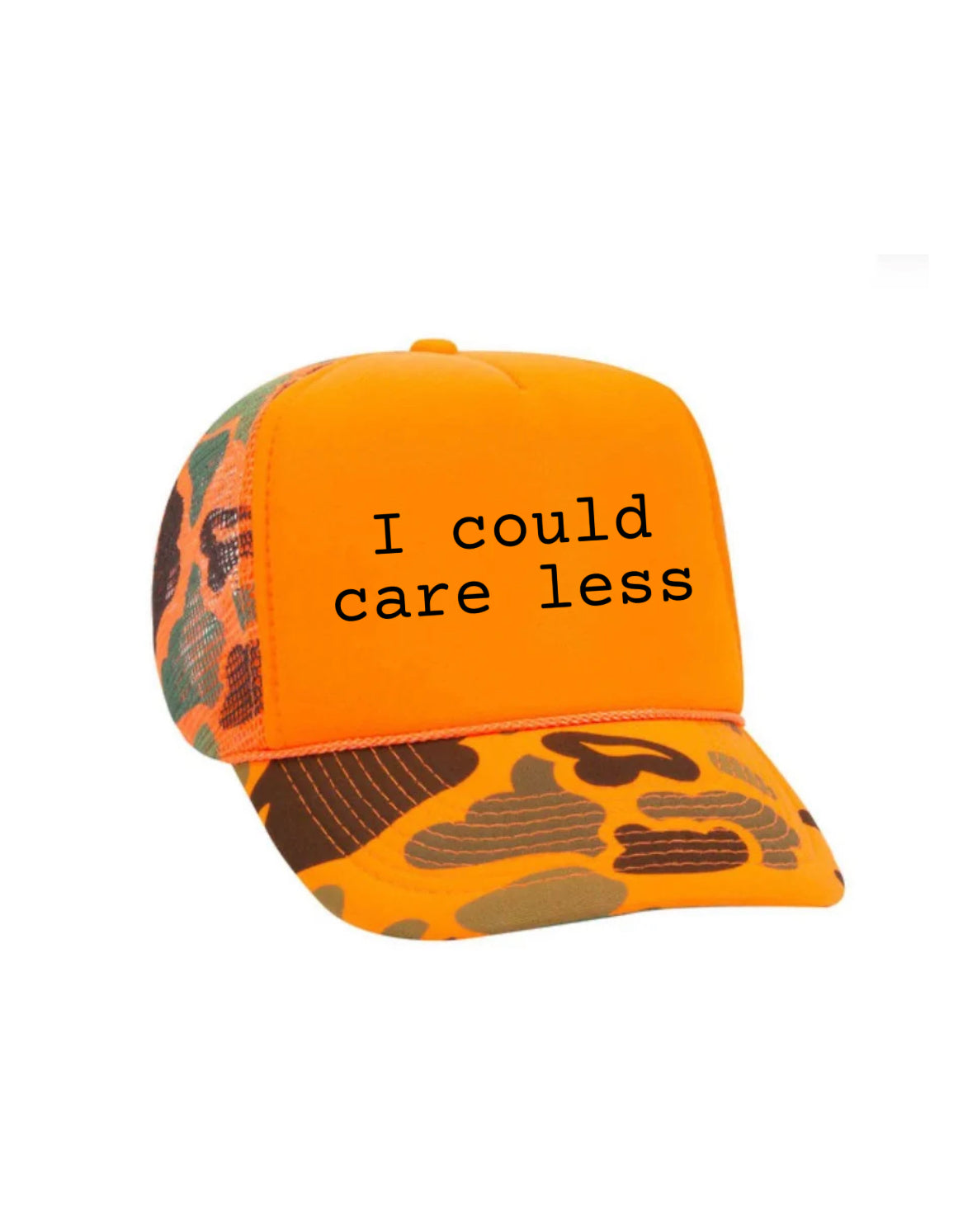 I Could Care Less Trucker Hat